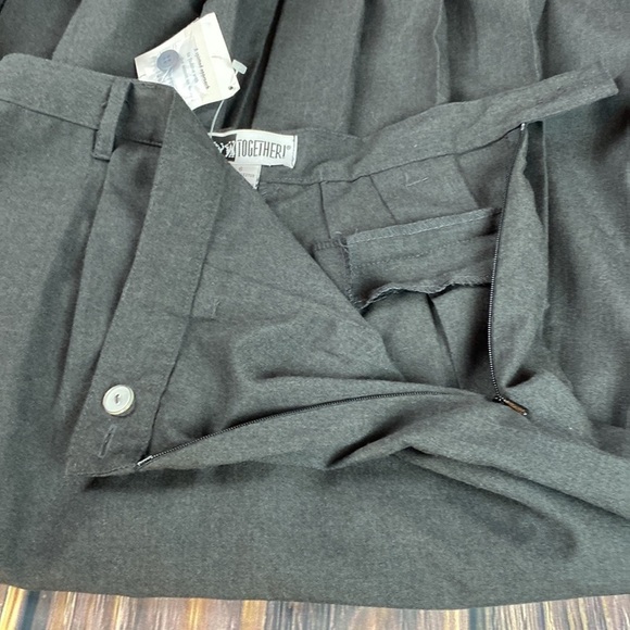 Together Charcoal Gray “Poet Core” Pleated Skirt- Size 6 - Picture 6 of 9